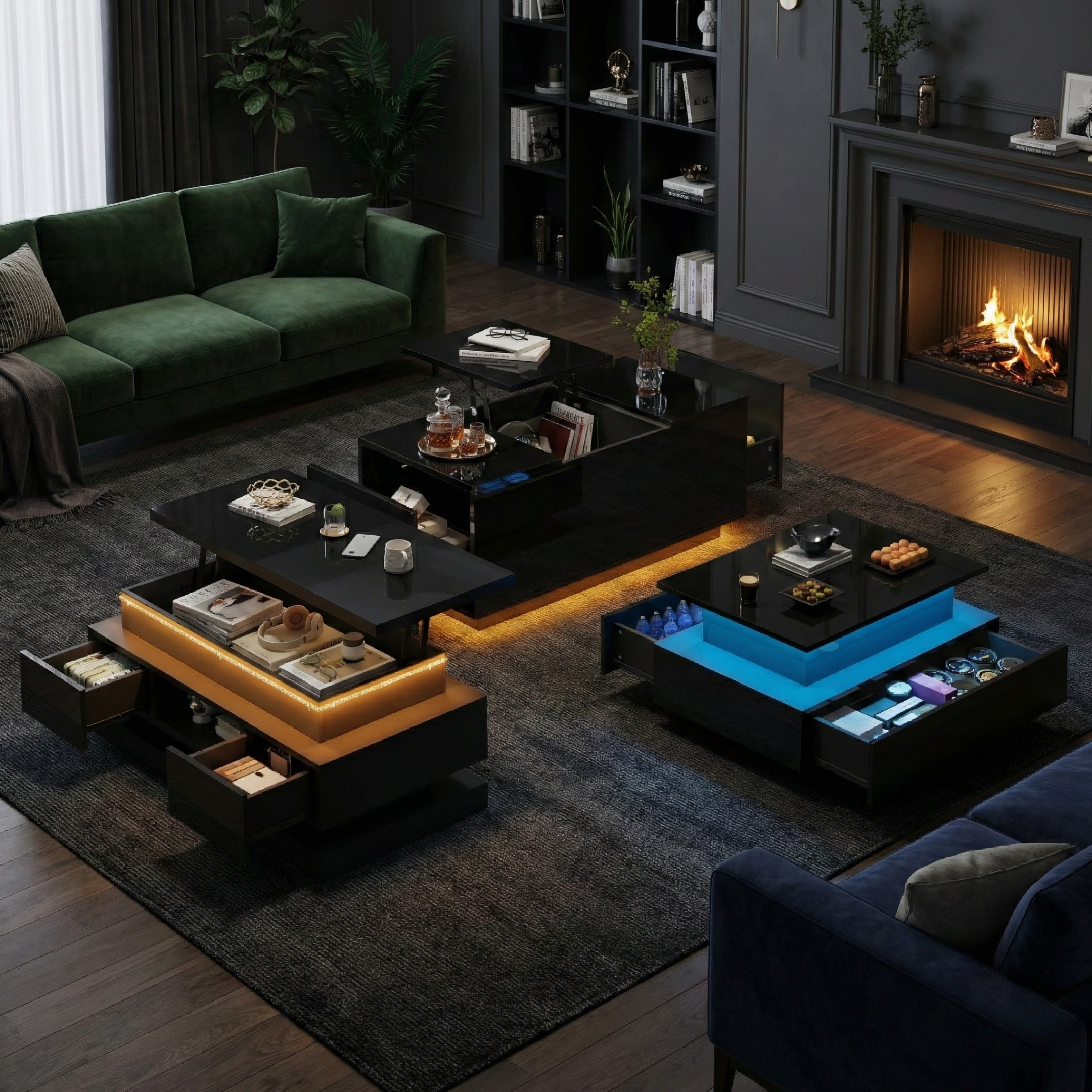 Tables basses relevable - Grandes tailles