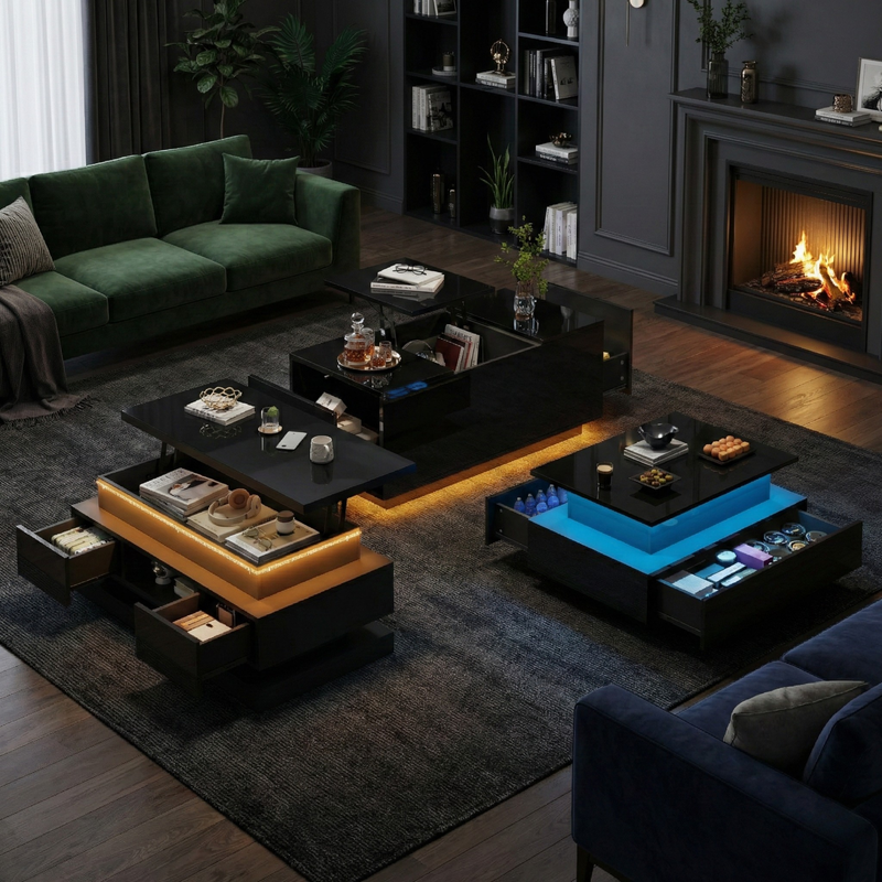 Tables basses relevable - Grandes tailles